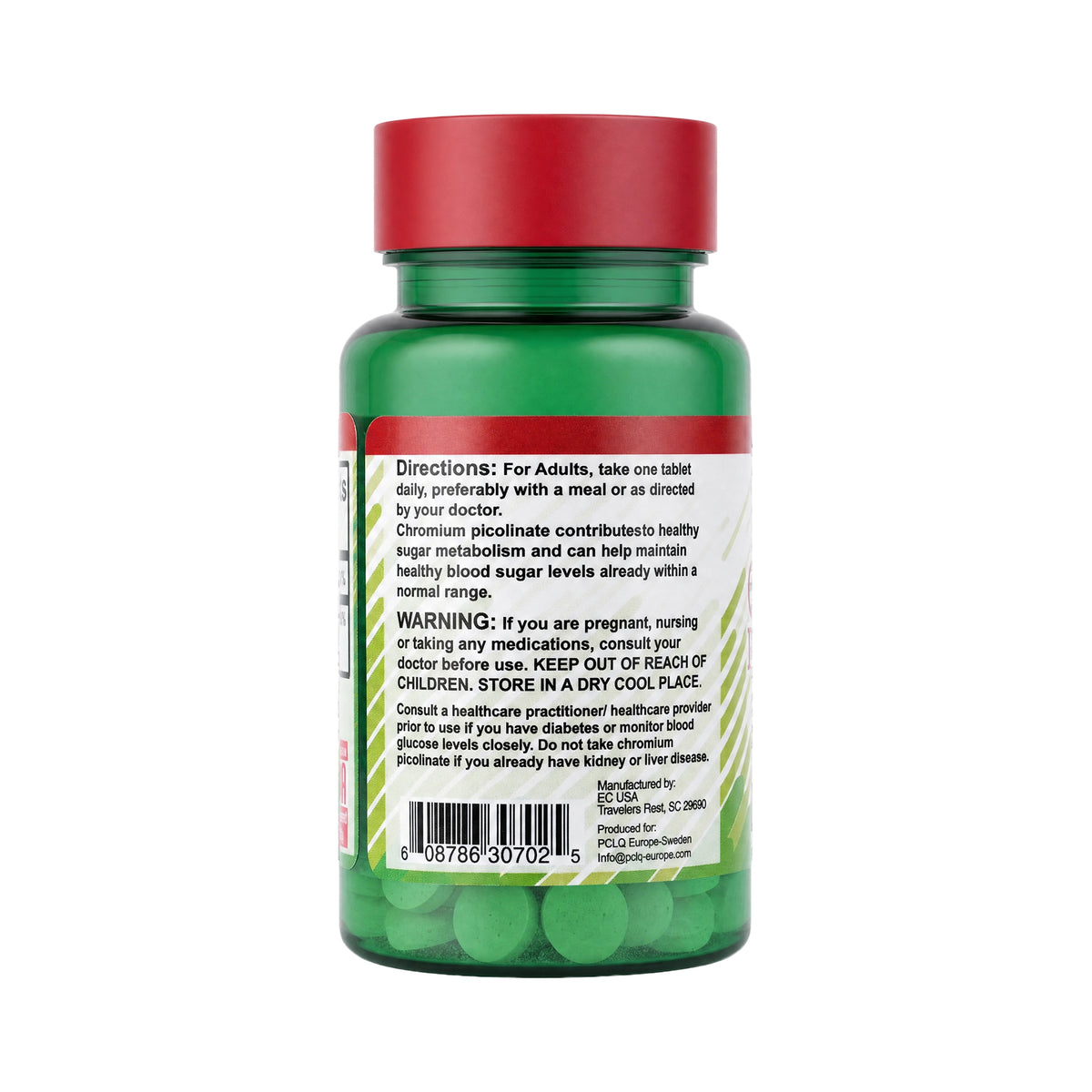43088-Human Chromium Picolinate 800Mcg 100 Tablets +1