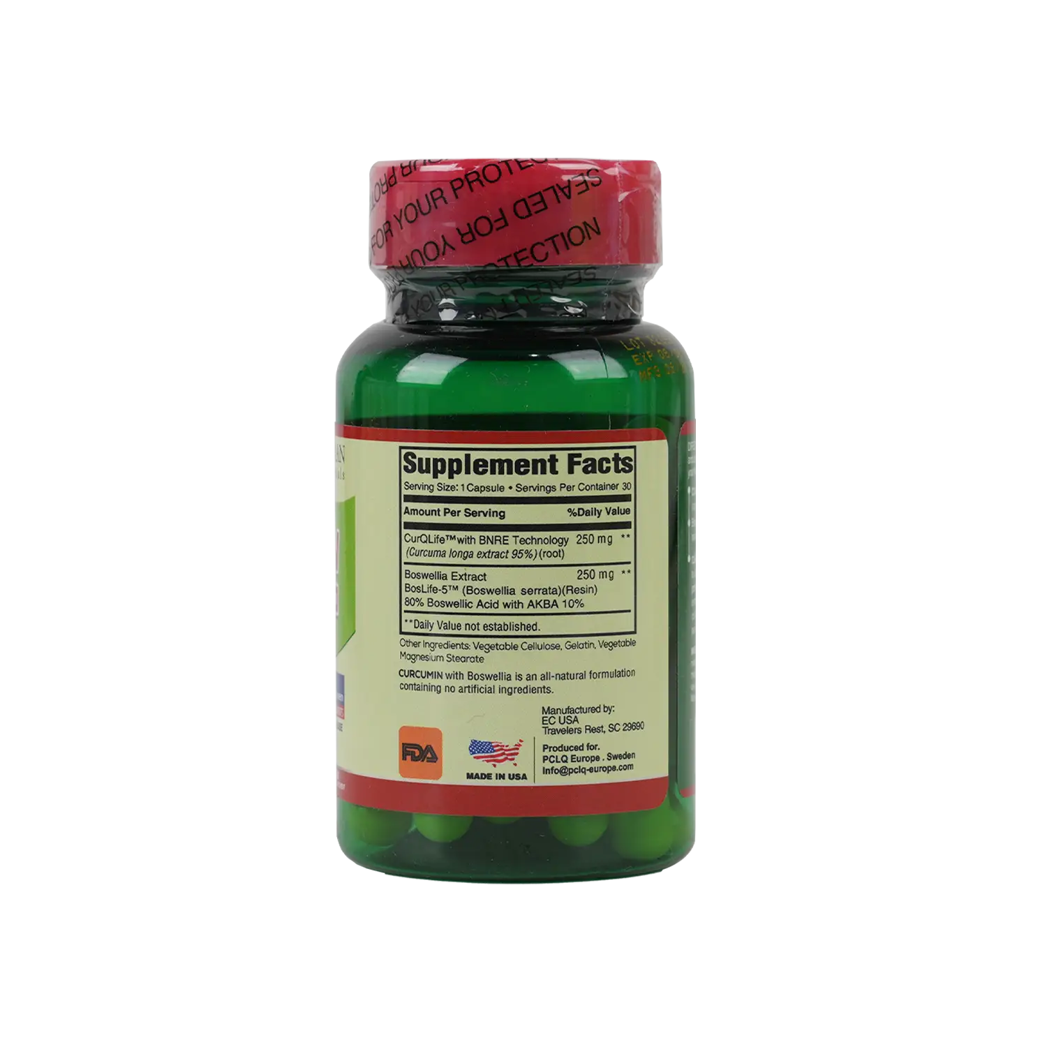Human Curcumin With Boswellia 30Cap
