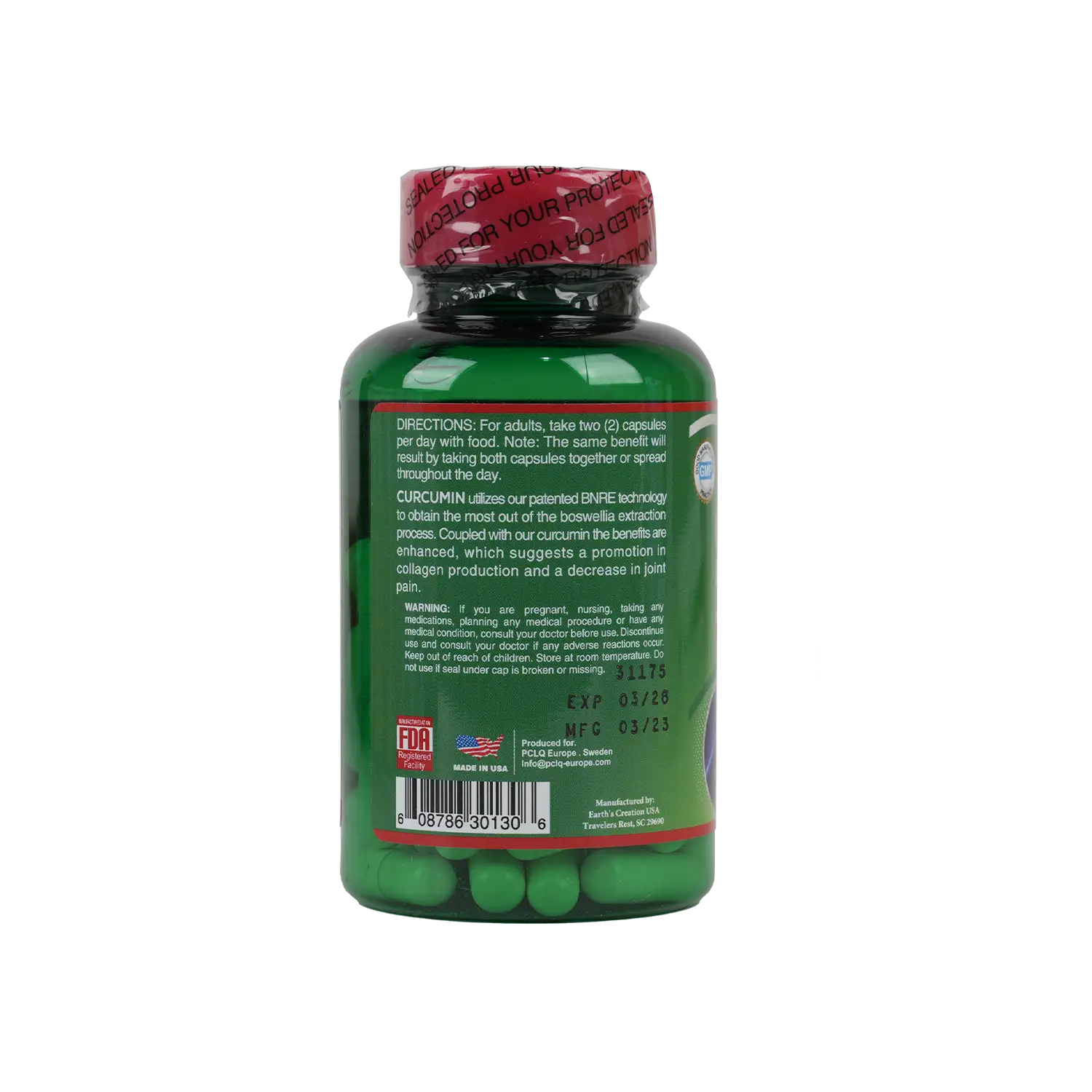 Human Curcumin With Boswellia 30Cap