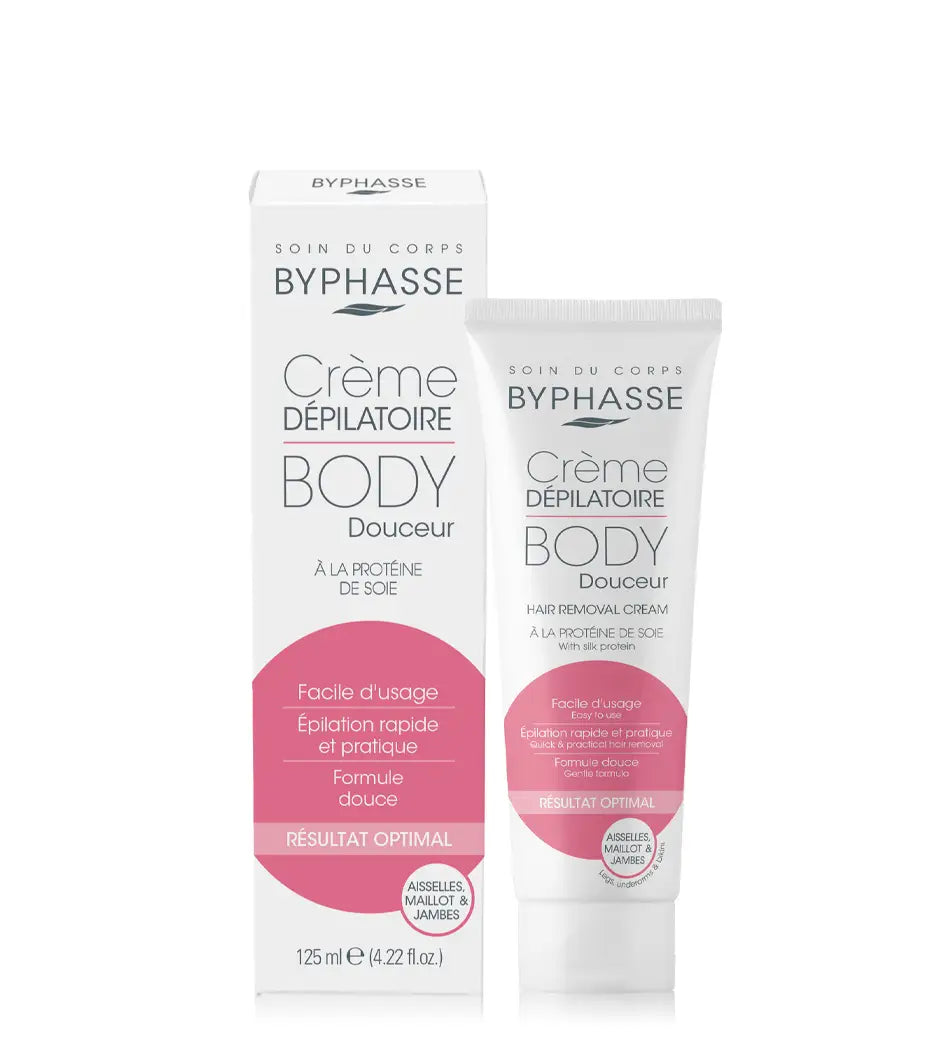 43170-Byphasse Body Hair Removal Silk Protin Cr 125Ml