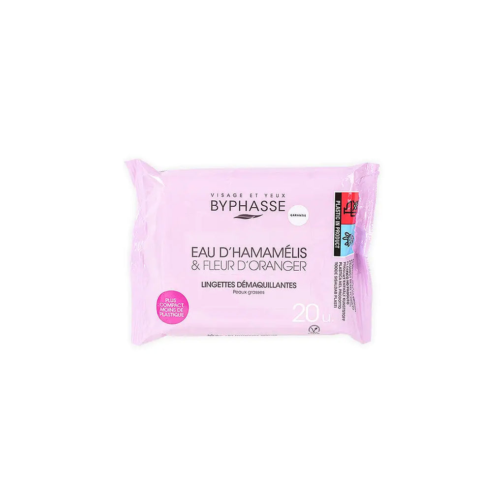 Byphasse Wipes Witch Hazel Water Oily Skin 20 4240