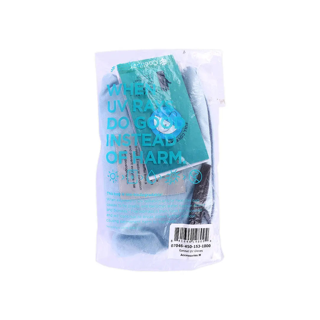 Coolibar UPF50+ Sun Blue Gloves-M