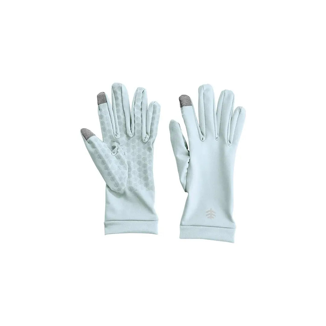 Coolibar UPF50+ Sun Blue Gloves-M
