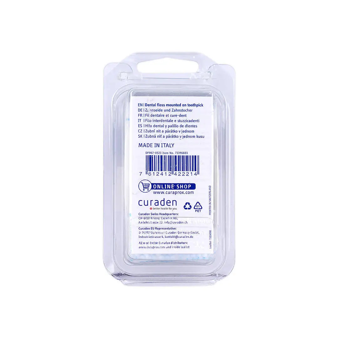 43246-Curaprox Dental Floss Pic 30pcs-DF967 +3