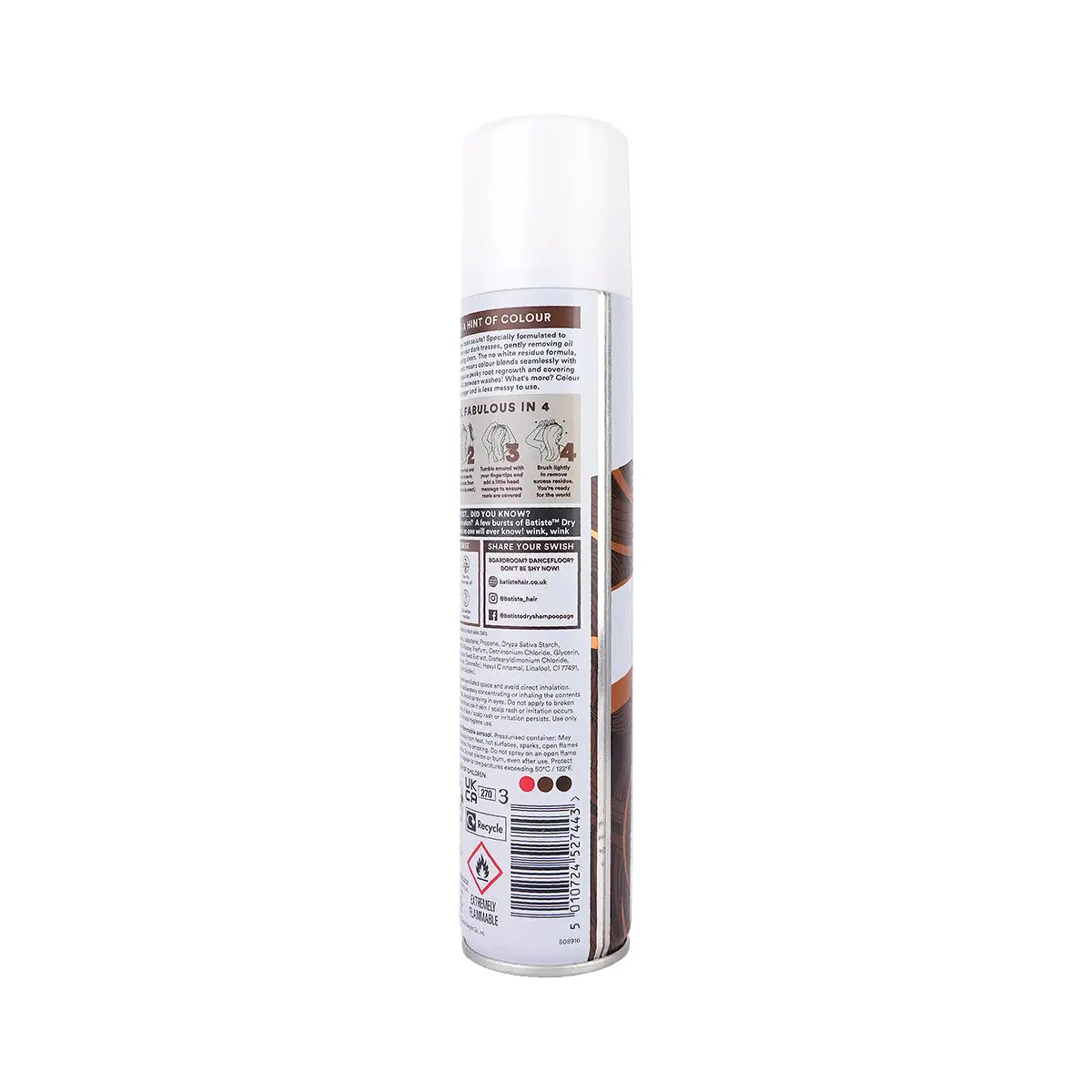 3-Batiste Colour Dry Shampoo 200ml – Dark Hair +2