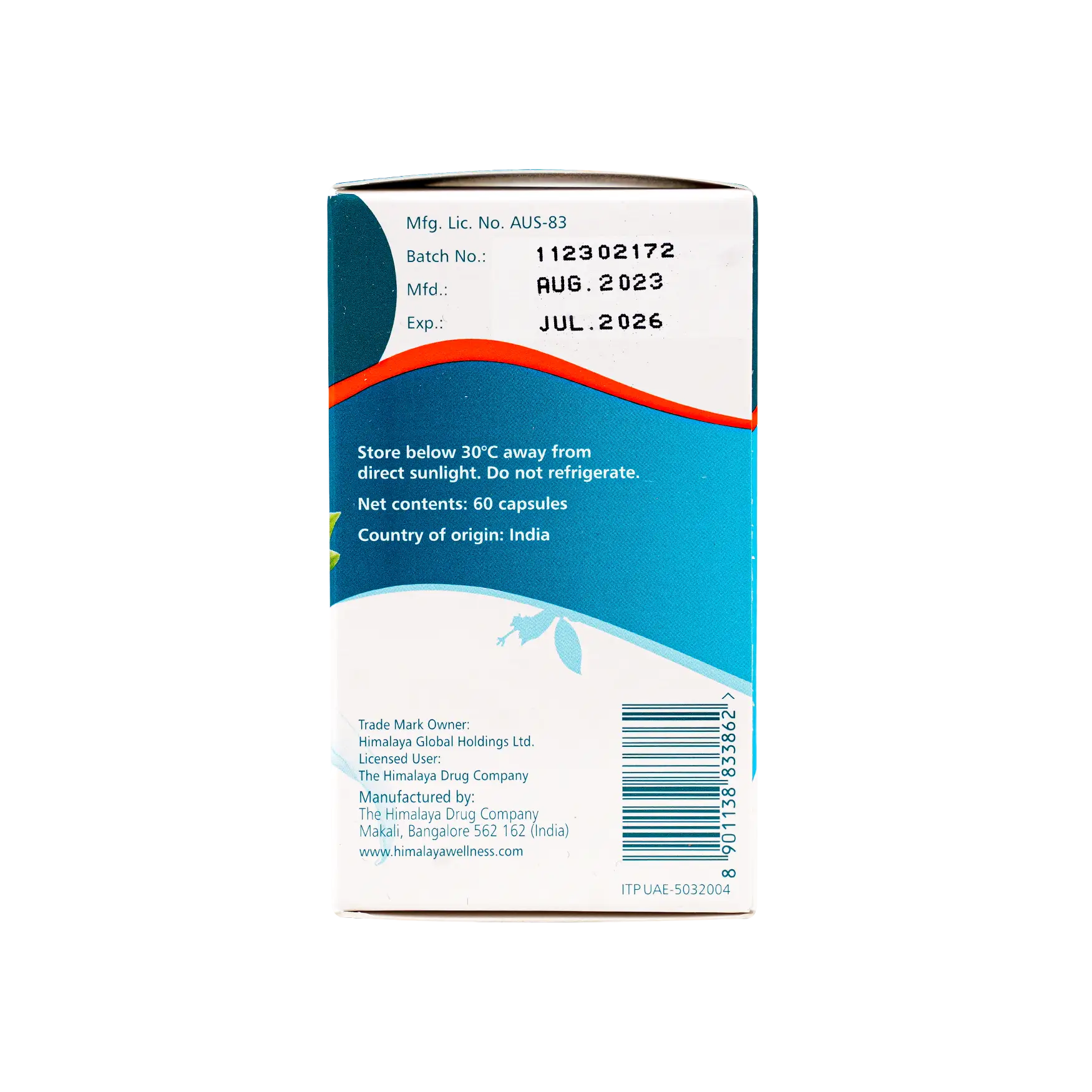 Himalaya Ashwaganda 60 Capsules