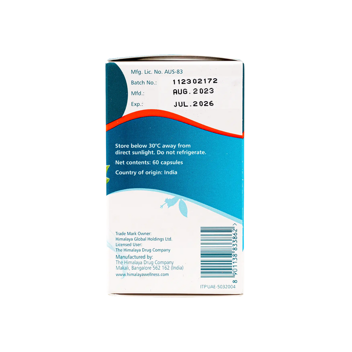 43411-Himalaya Ashwaganda 60 Capsules +3