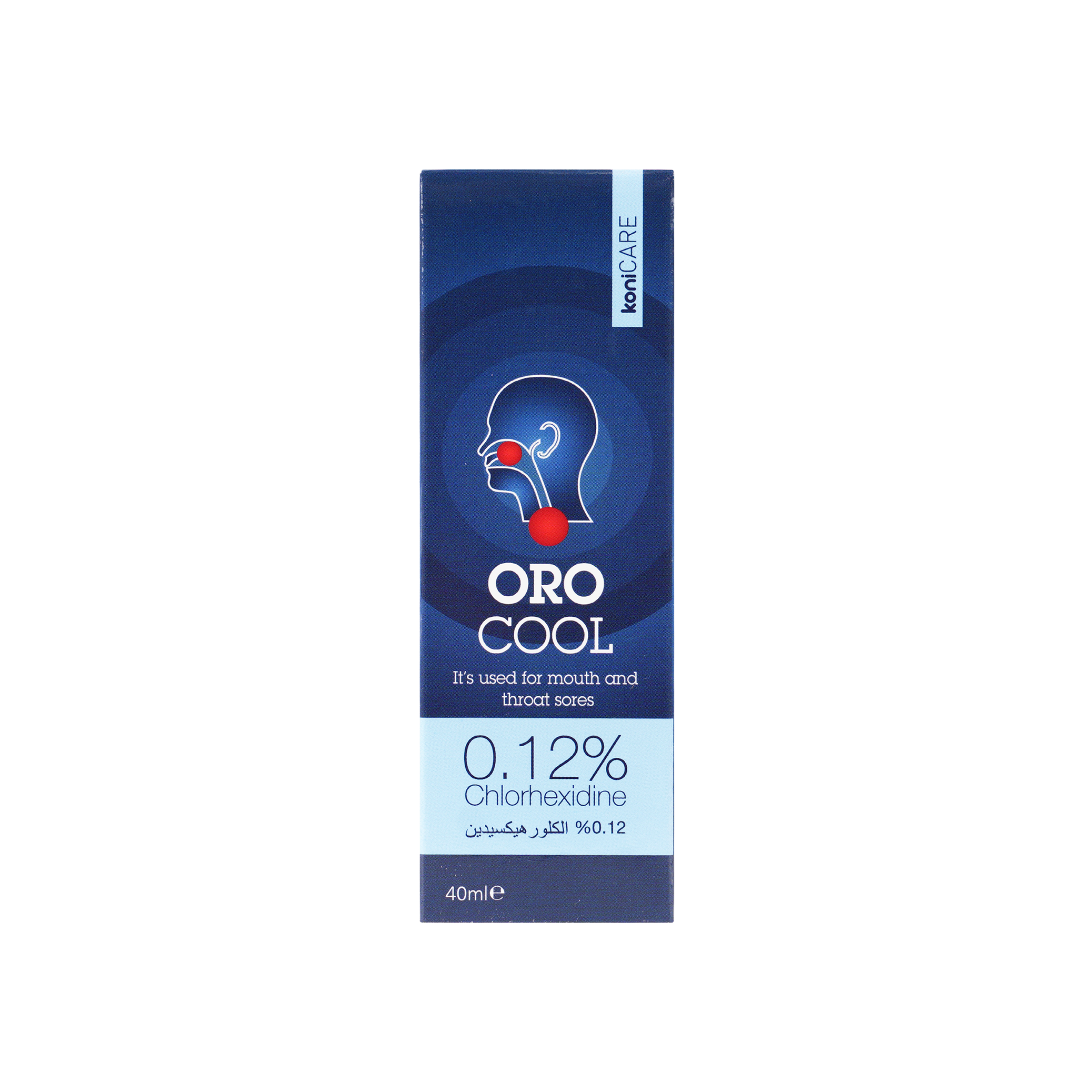 KONICARE ORO COOL 0.12% MOUTH THROAT SPRAY 40ML