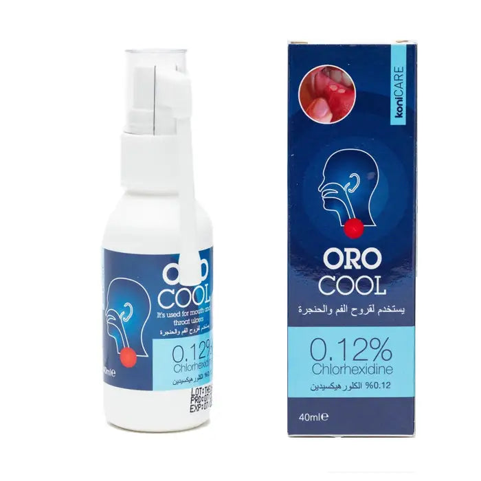 43424-Konicare Oro Cool 0.12% Mouth Throat Spray 40Ml +4