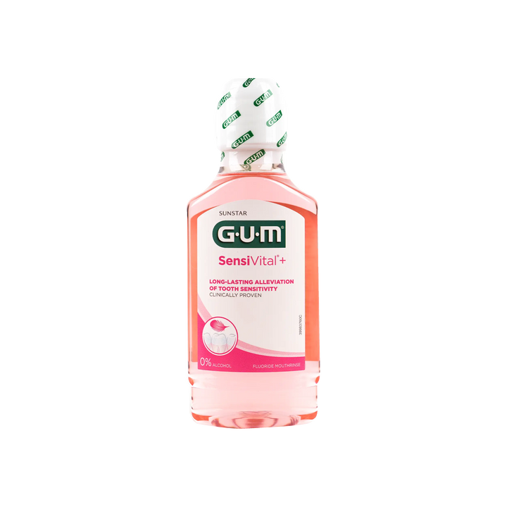 43438-GUM Sensivital Plus Mouthwash 300ml