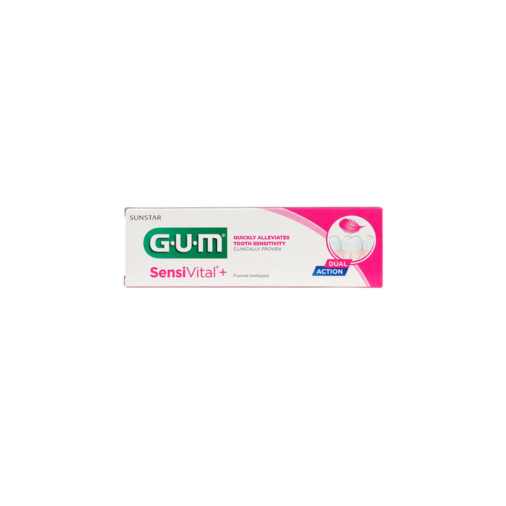 43439-GUM Sensivital Plus Toothpaste 75ml +1