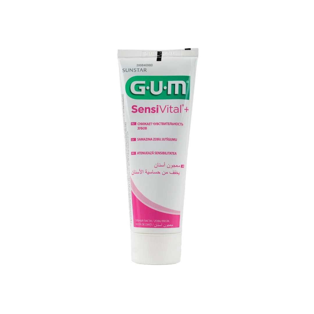 43439-GUM Sensivital Plus Toothpaste 75ml +6