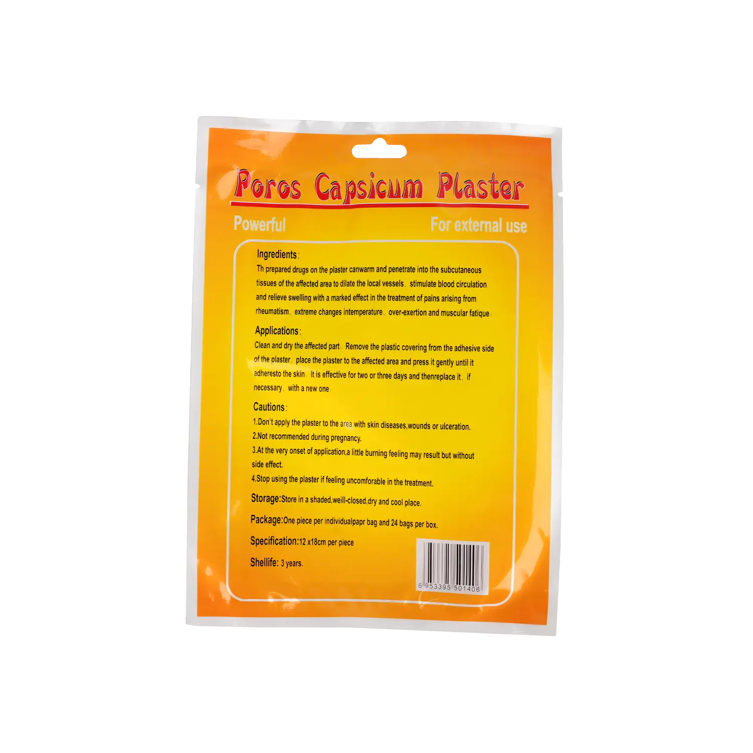 Sumbow Poros Capsicum Plaster 1pc