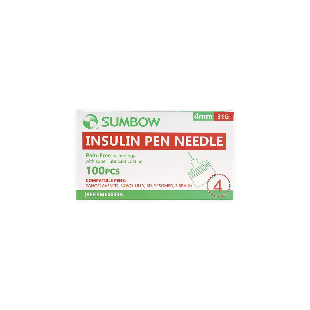 43498-Sumbow Pen Needles 4mmx31G 100pcs