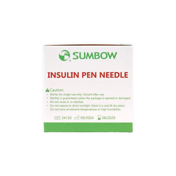 43498-Sumbow Pen Needles 4mmx31G 100pcs +2