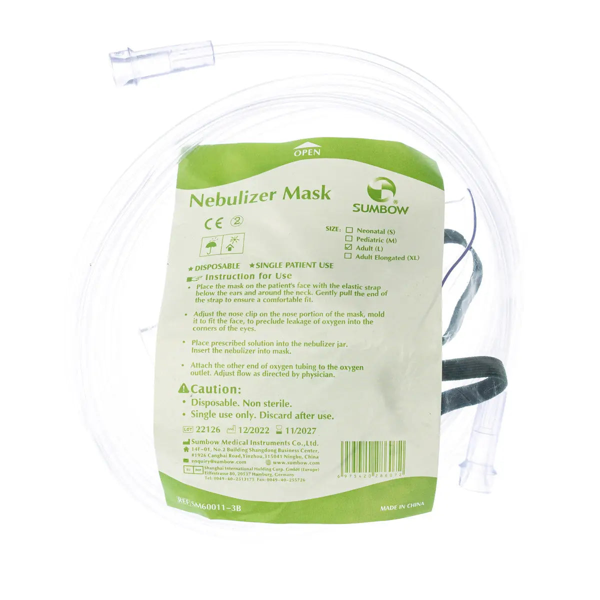 Sumbow Nebulizer Mask Adult-L