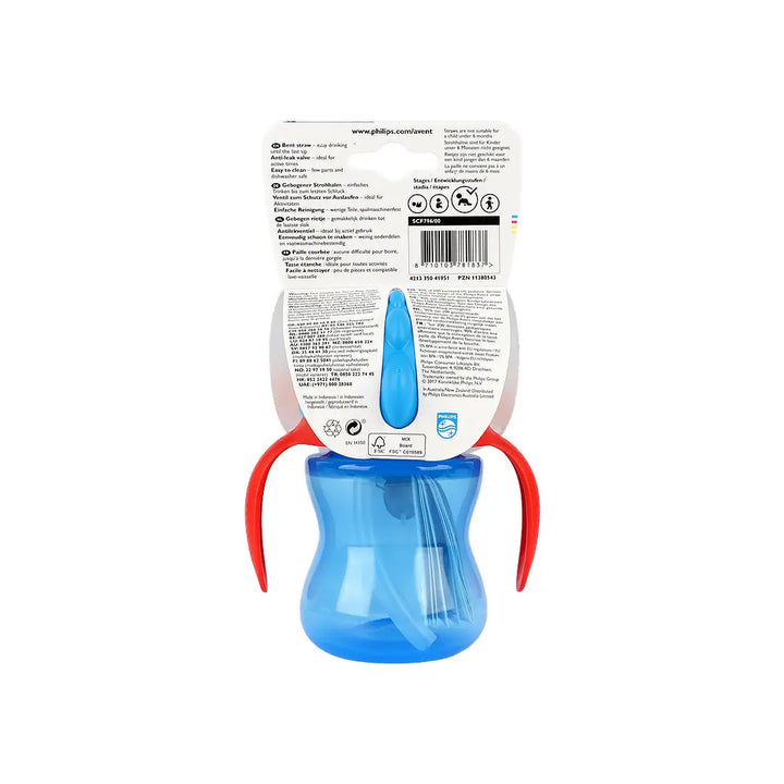 43525-Avent Straw Cups 9m+ 200ml-F796/00(PA516) +1