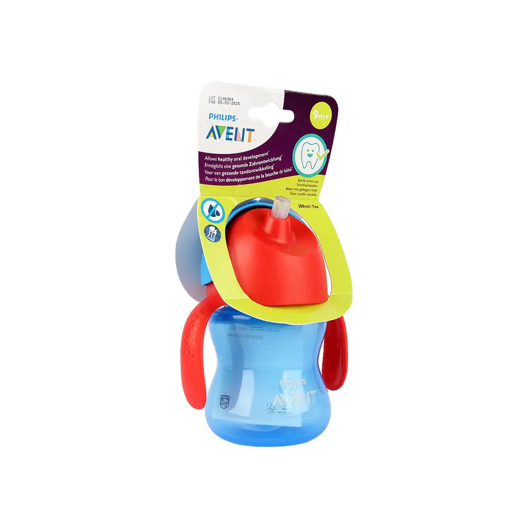 43525-Avent Straw Cups 9m+ 200ml-F796/00(PA516)