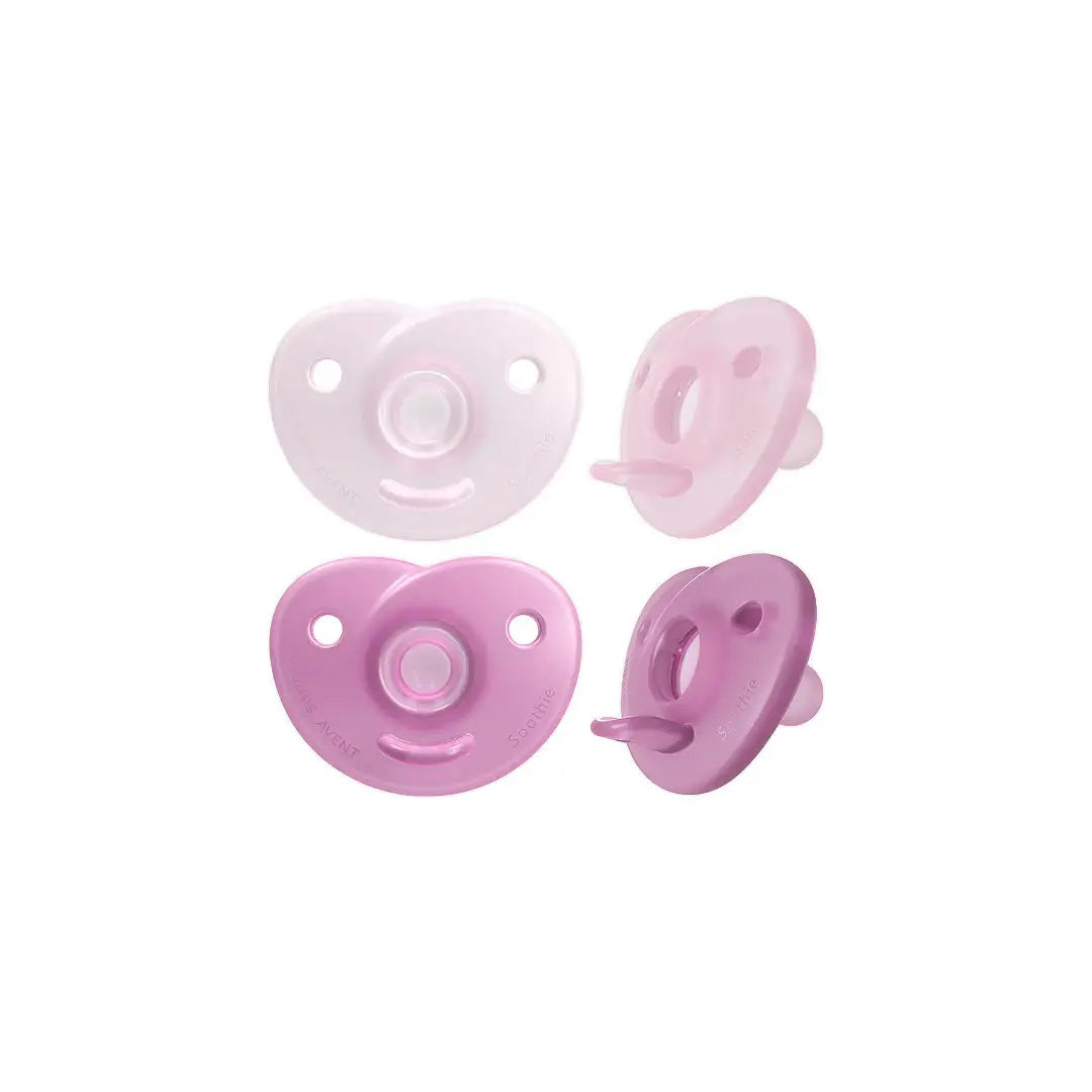 Avent Silicone Soother 0-6m-F099/20(PA247)