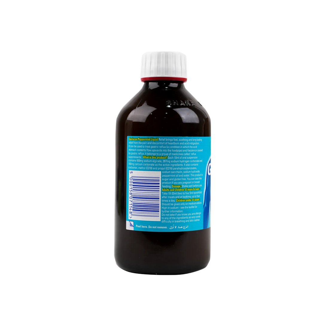 43541-Gaviscon Suspension 600Ml-Peppermint +2