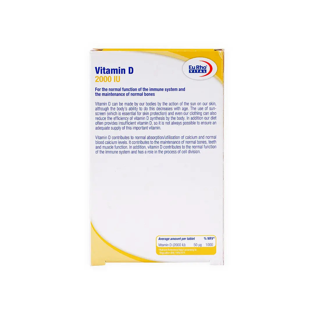 EuRho Vital Vit-D 2000iu 60tab