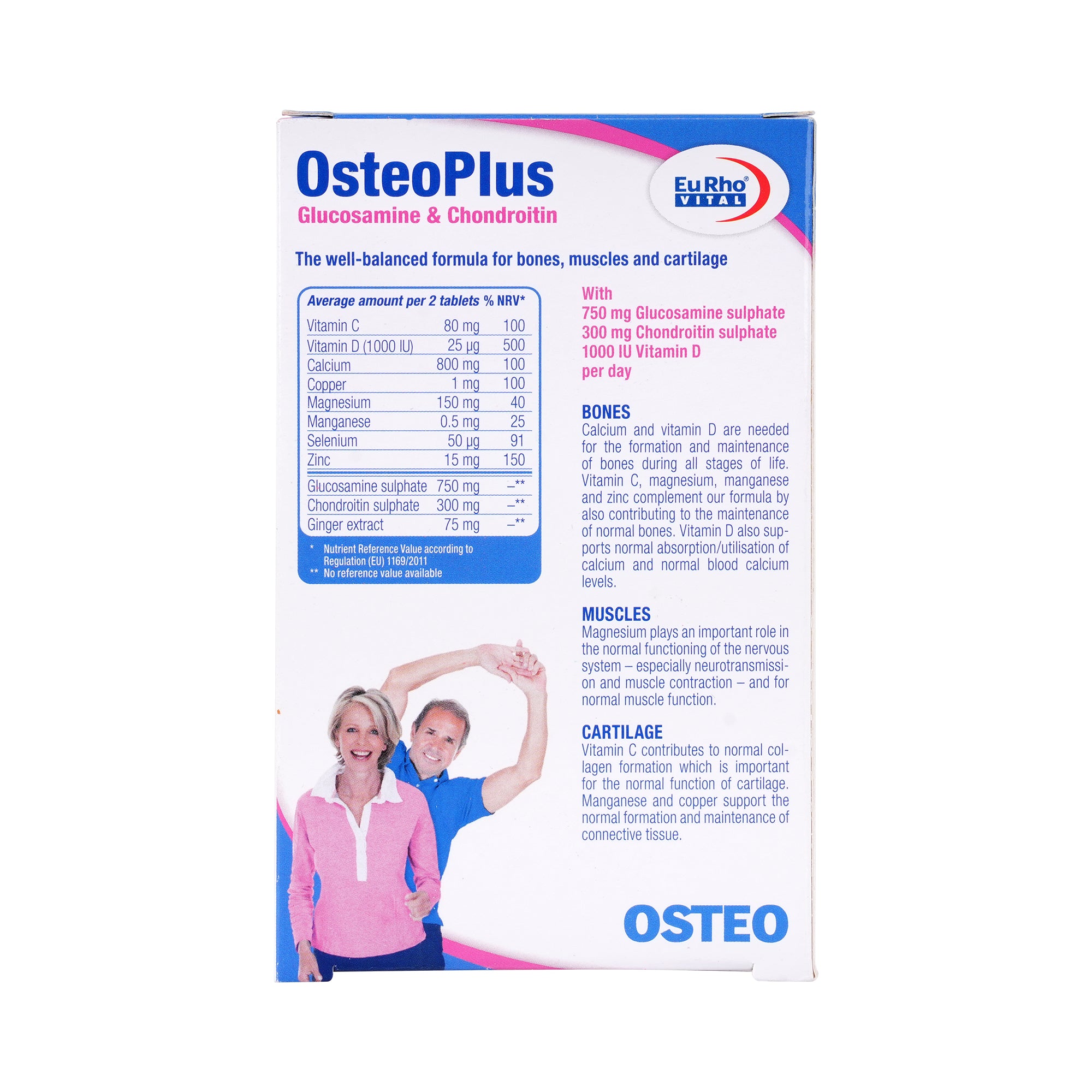 43575-Eurho Vital Osteo Plus 45 Tablets +2