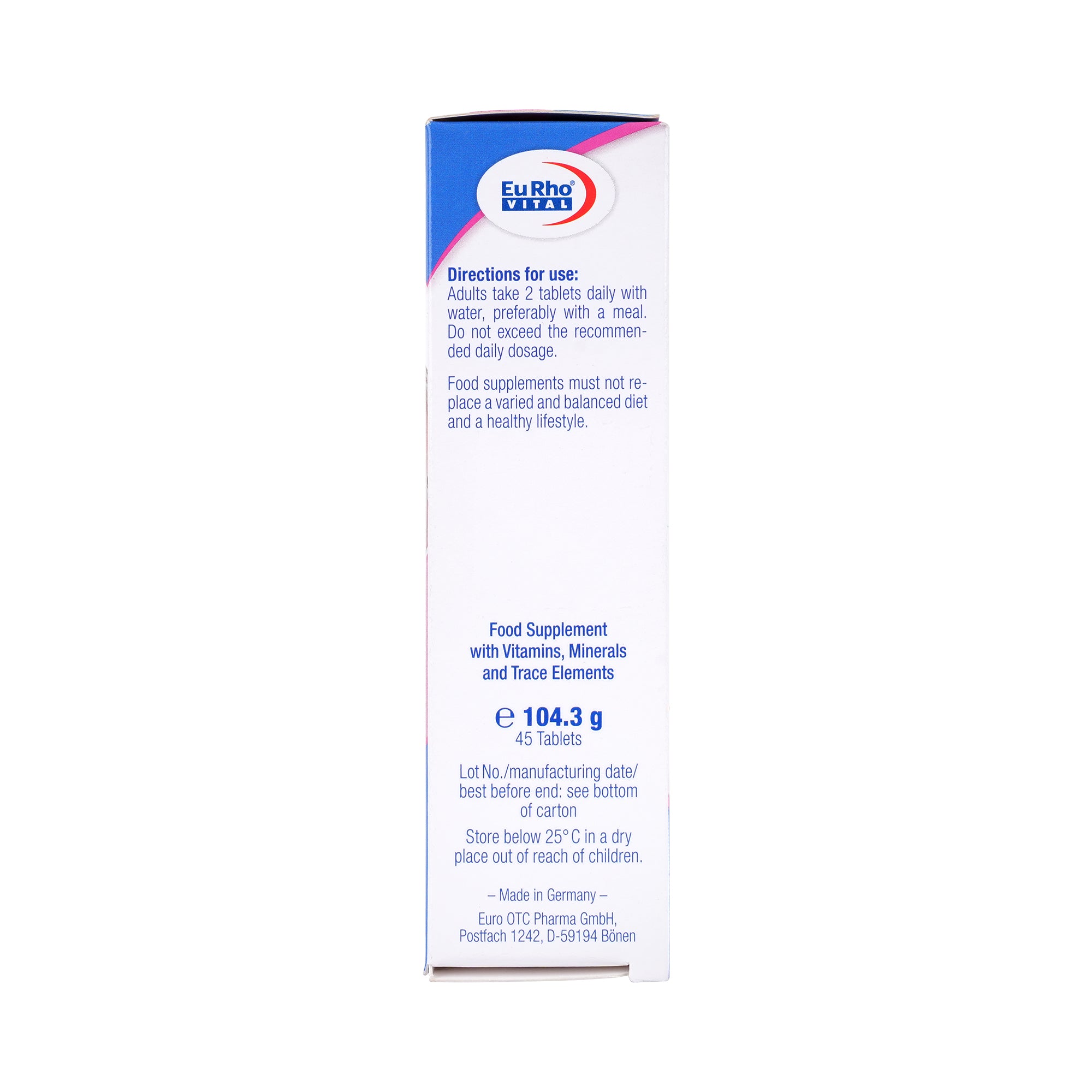 43575-Eurho Vital Osteo Plus 45 Tablets +3