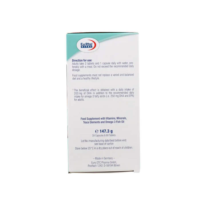 43580-EuRho Vital PrenaMax During Pregnancy 60T+30C +3
