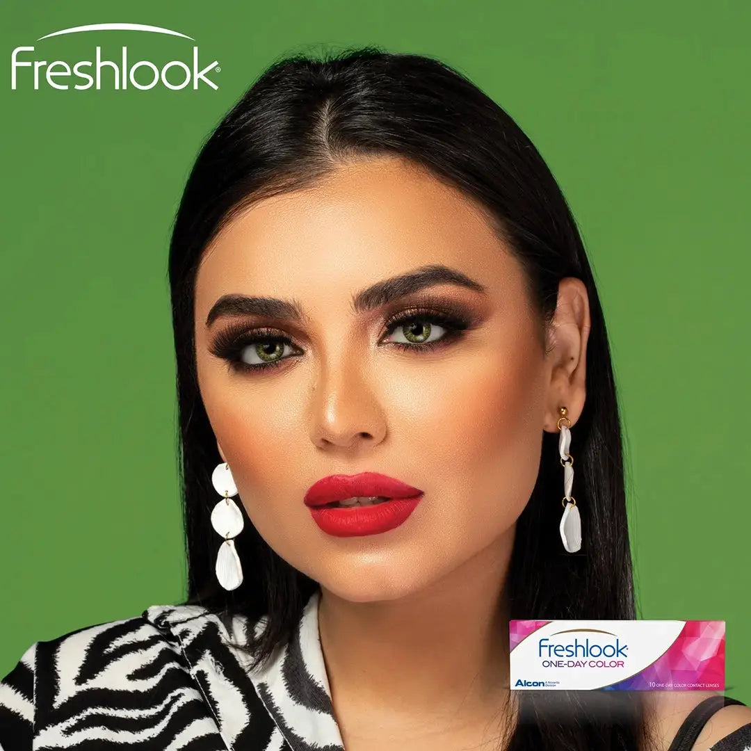 43587-Freshlook Color One Day Lens 10Pcs - Green +1
