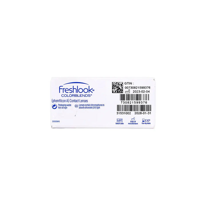 43599-Freshlook Color Blend Monthly Lenses - Gray +4