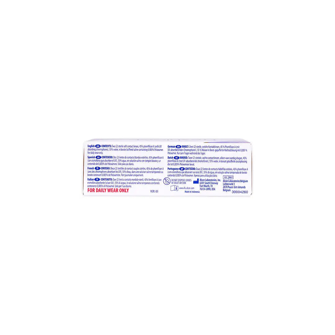 43599-Freshlook Color Blend Monthly Lenses - Gray +2