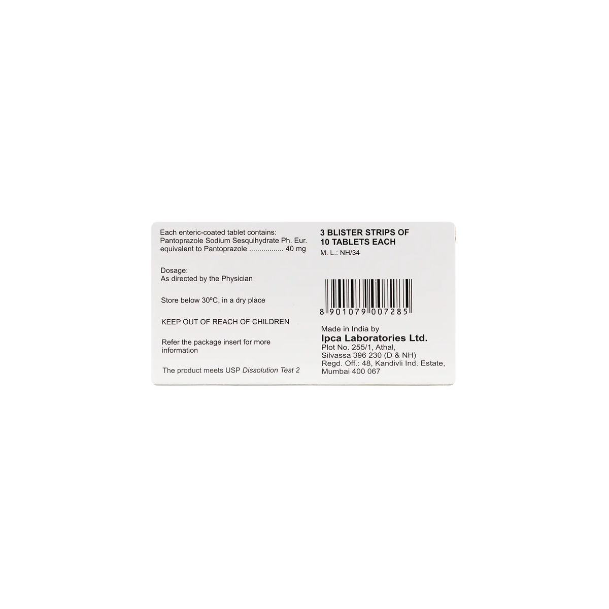 43635-Pantonex Dr-40Mg 30Tab +1