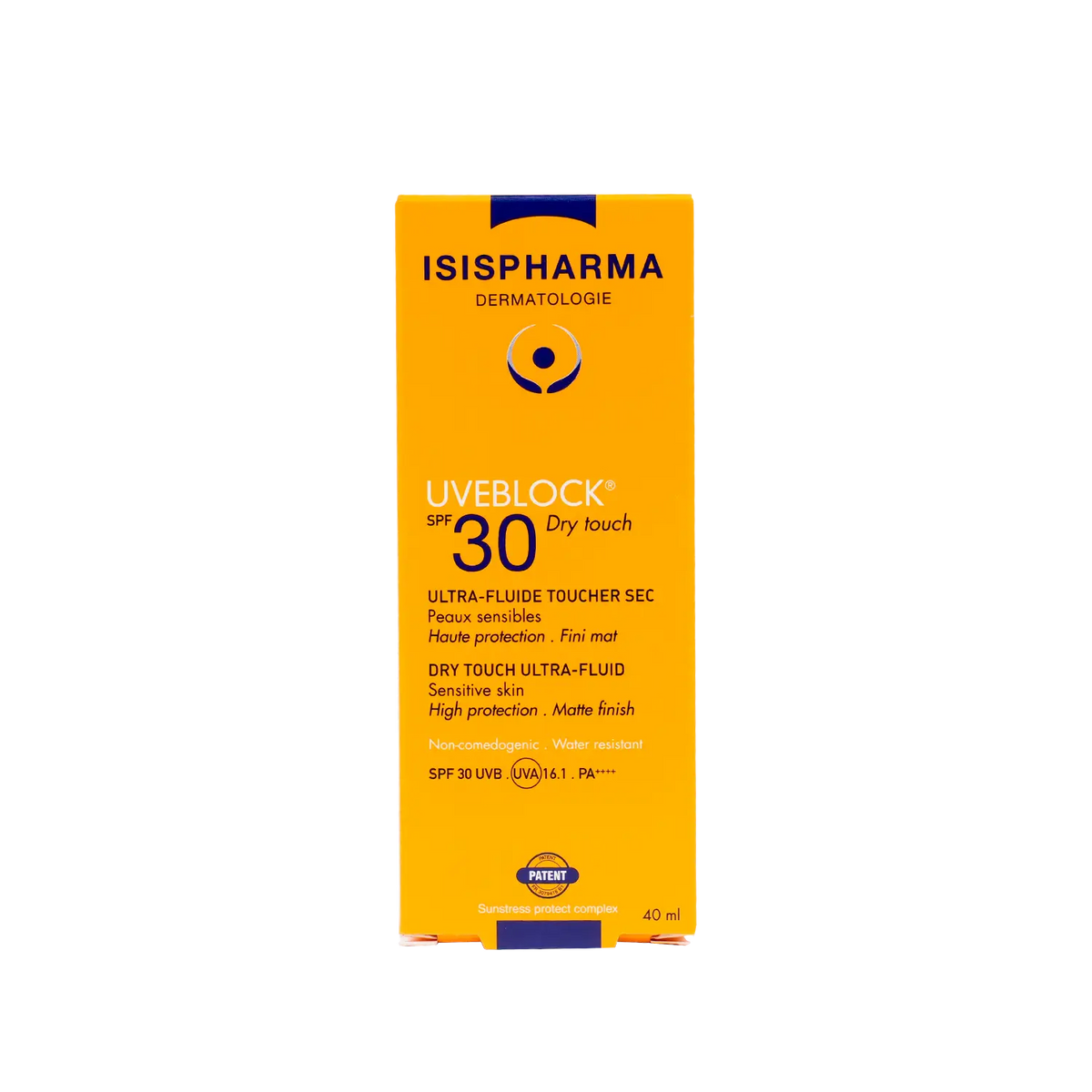 43647-ISIS Pharma UVeblock SPF30 Dry Touch Ultra-Fluid 40ml