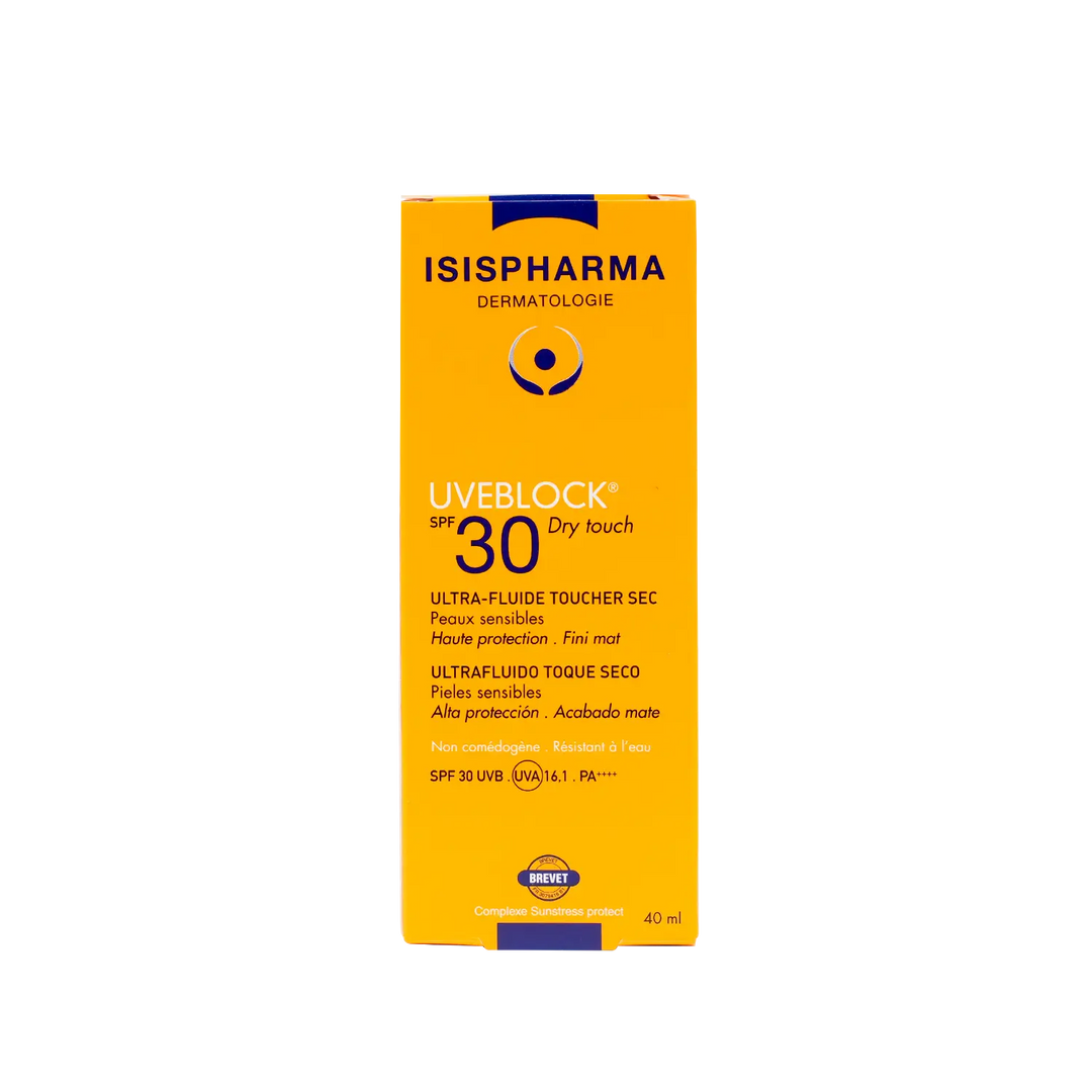 43647-ISIS Pharma UVeblock SPF30 Dry Touch Ultra-Fluid 40ml +3