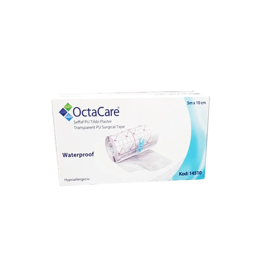 43710-Octacare Surgical Tape PU Waterproof 10cmx5m-14510