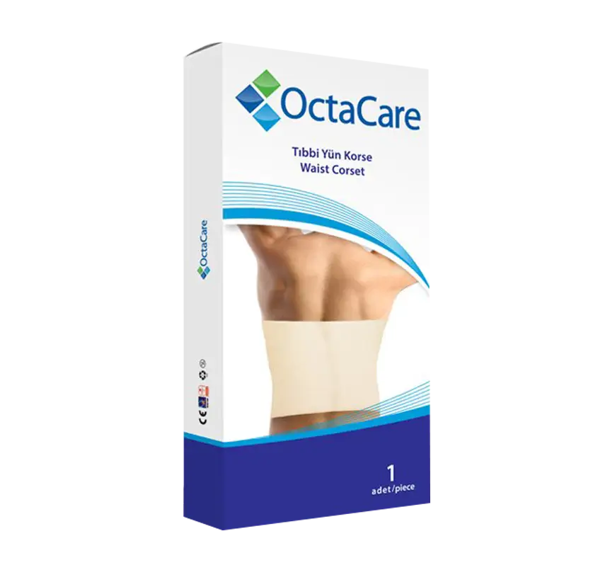 Octacare Waist Corset White Size-L 42604