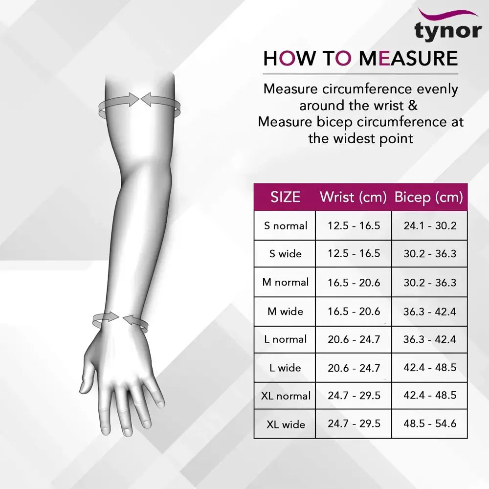 43728-Tynor Arm Garment Sleeve Plus Mitten-I75 LN +1