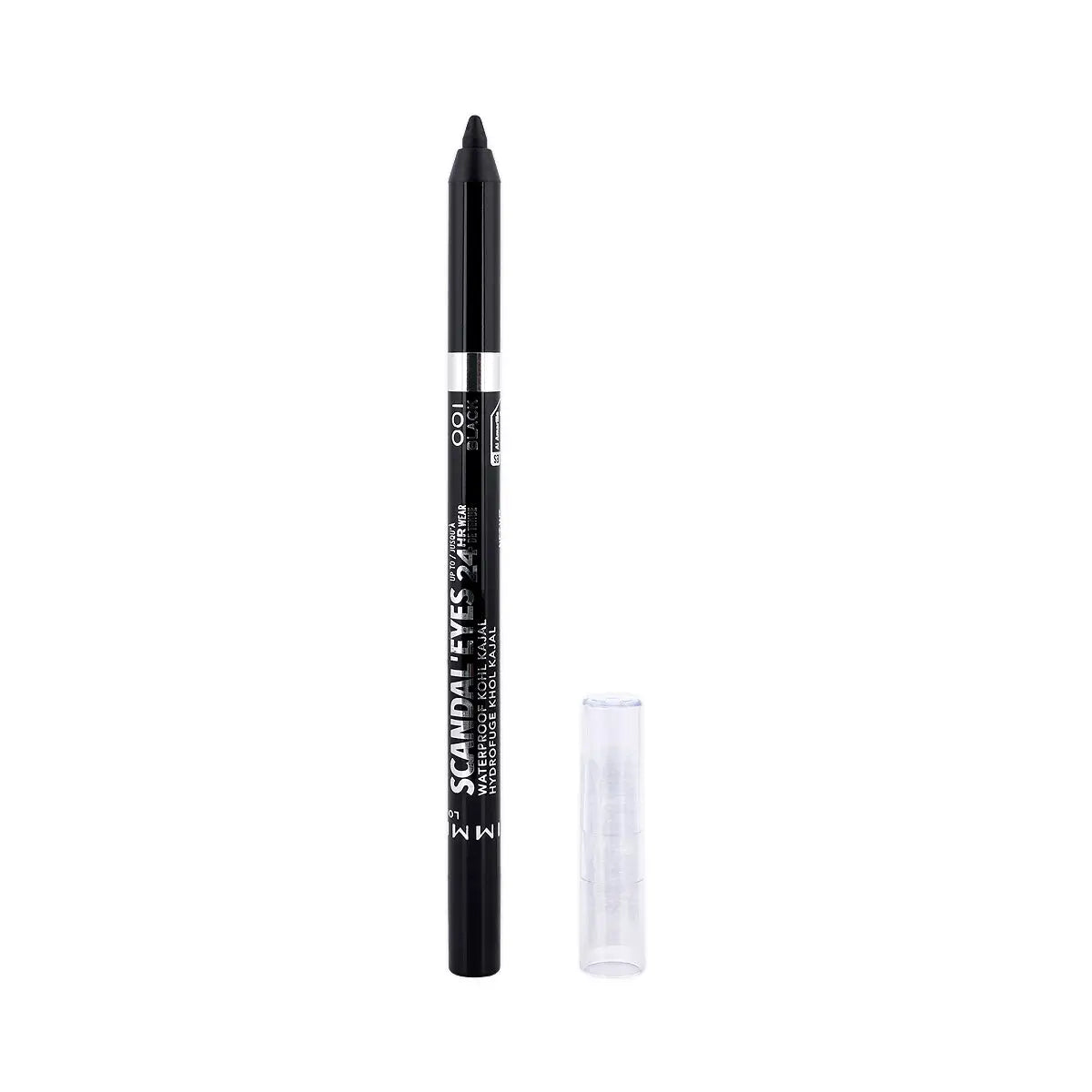 43744-Rimmel Scandal Eyes Waterproof Kohl Kajal-001 Black +2