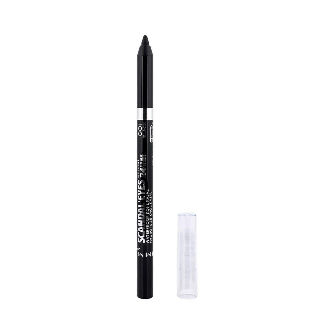 43744-Rimmel Scandal Eyes Waterproof Kohl Kajal-001 Black +2