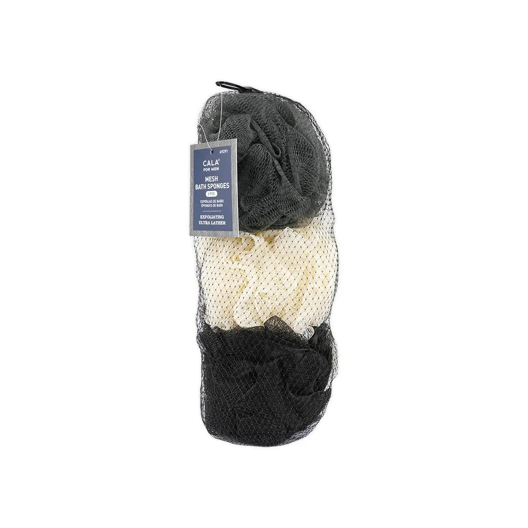43752-Cala Bath Sponges 3Pcs