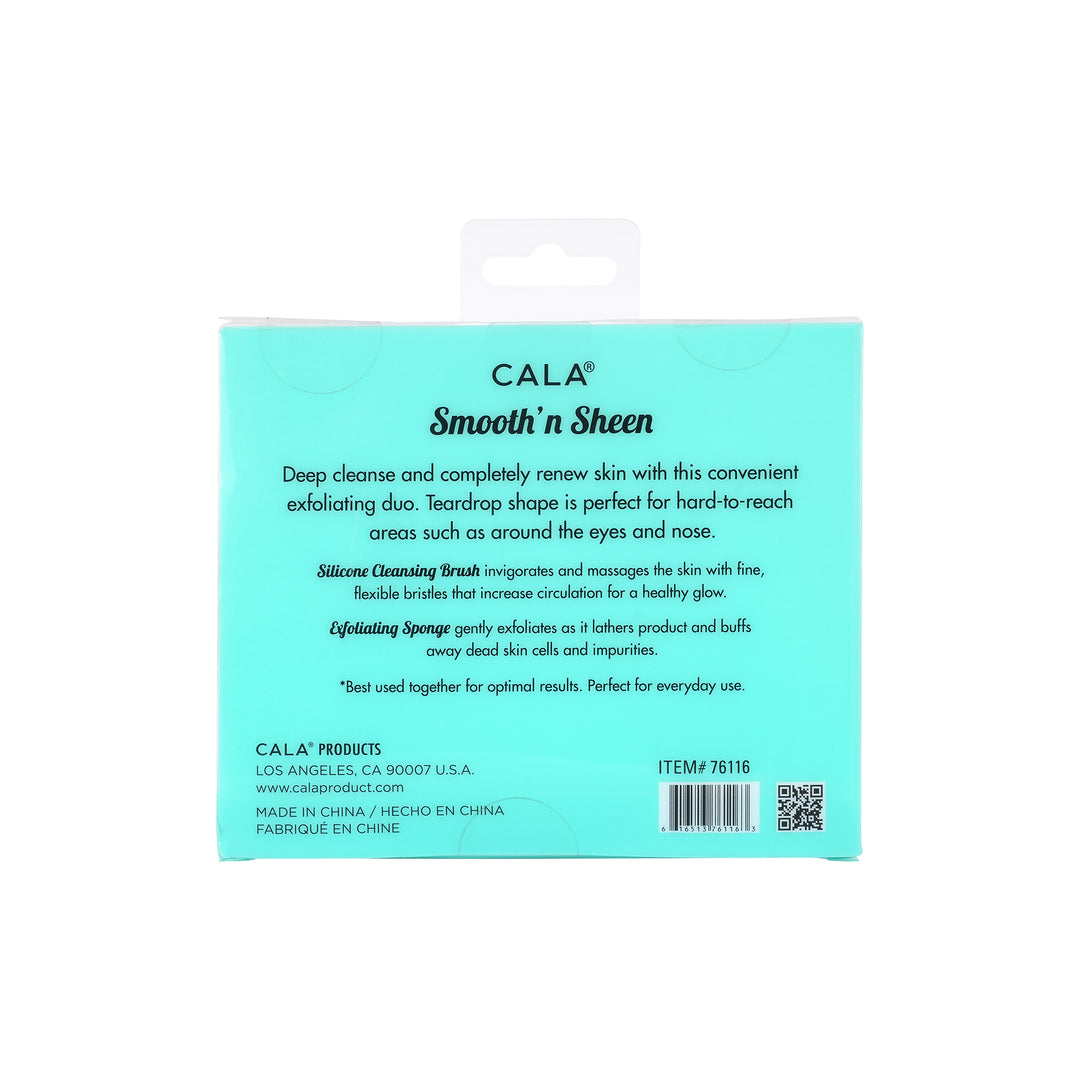 43775-Cala Smooth N Sheen Exfoliating Duo Mint +3