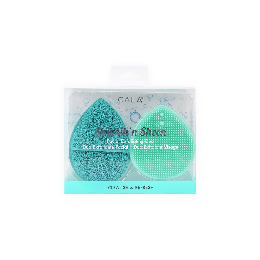 Cala Smooth N Sheen Exfoliating Duo Mint-76116