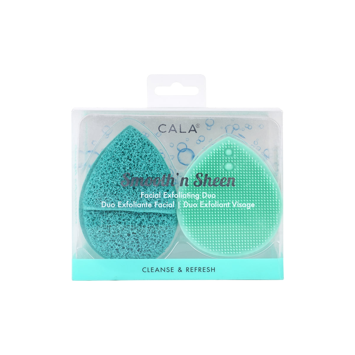 43775-Cala Smooth N Sheen Exfoliating Duo Mint +1