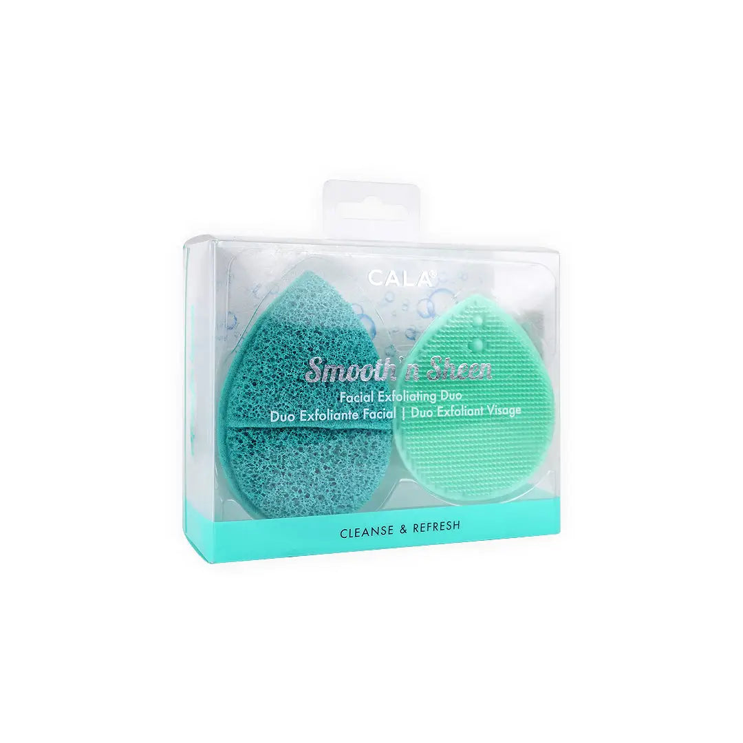 Cala Smooth N Sheen Exfoliating Duo Mint-76116
