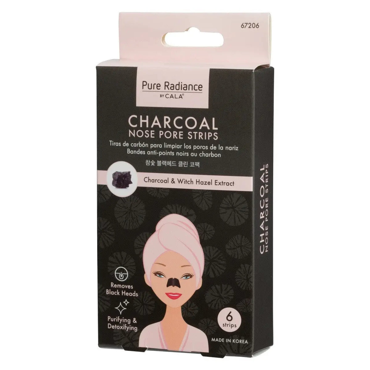43787-Cala Charcoal Nose Pore 6 Strips