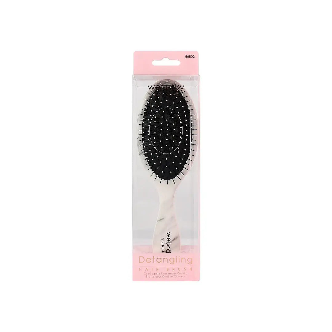 43807-Cala Detangling Hair Brush Marble +1