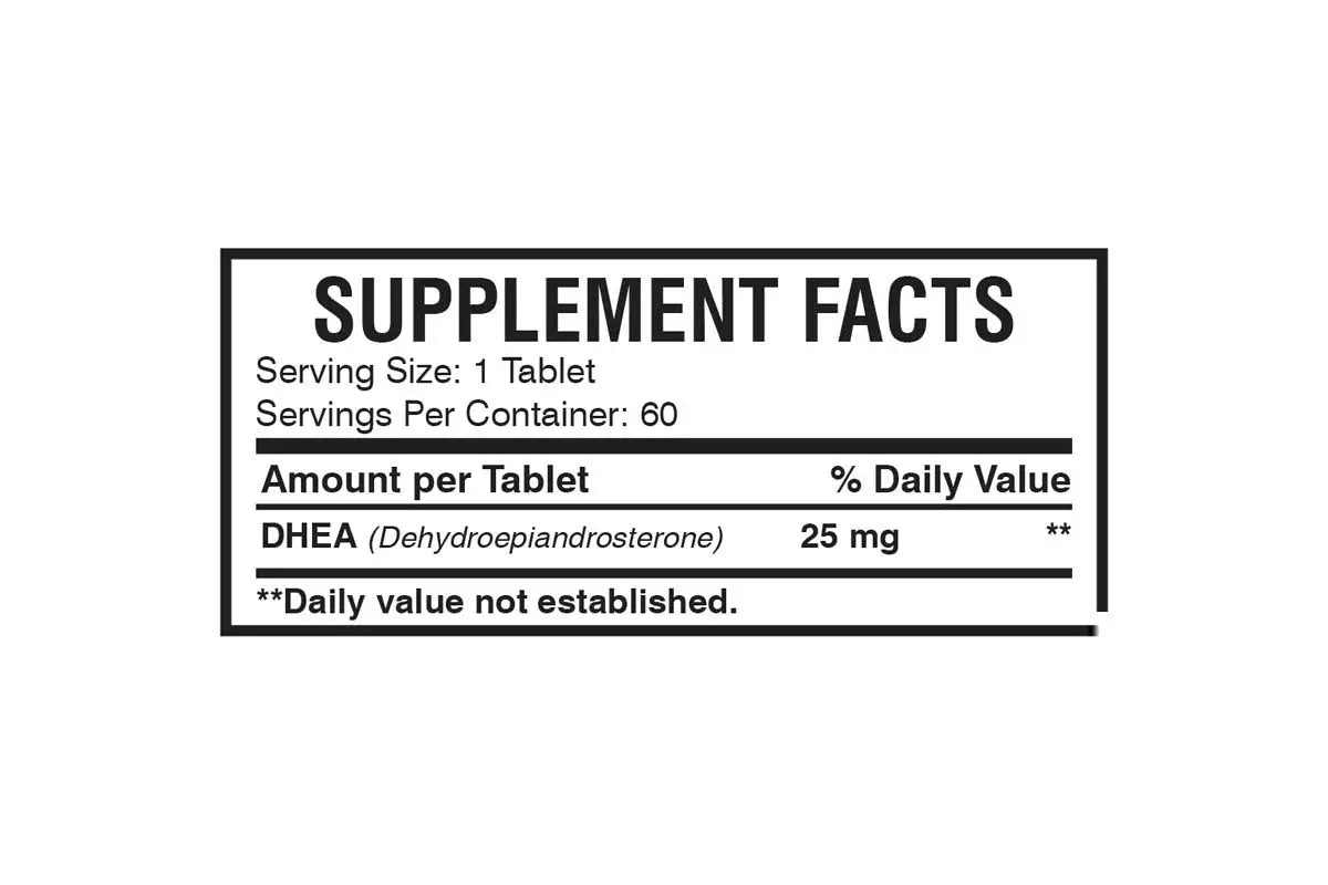 43833-Ams Dhea 25Mg 60Tab +1