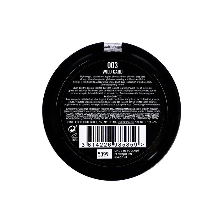 43850-Rimmel Maxi Blush Powder Blush-003 Wild Card +2