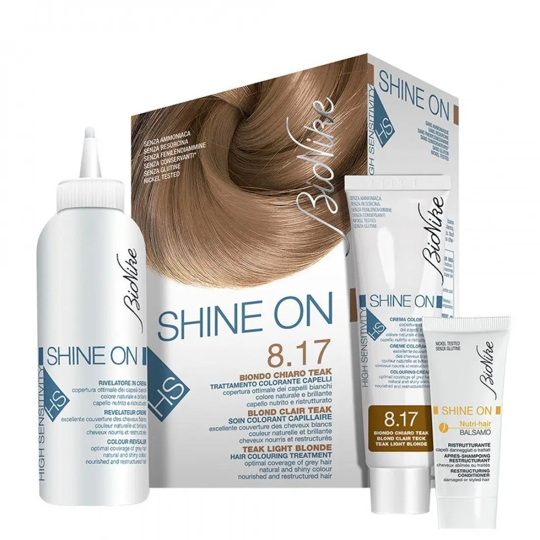 Shine On Hair Color Teak Light Blonde No.8.17