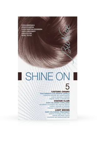 Shine On Hair Color Light Brown No.5